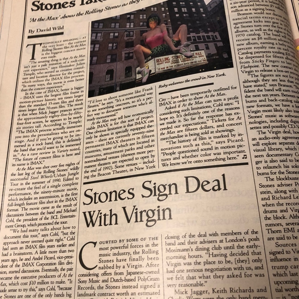 set of 2 1992 ROLLING STONE ISSUE 621 JAN 9 & 2009 MENS QUARTERLY G Q MAGAZINES - Picture 7 of 16